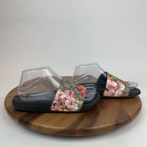 Womens Gucci Supreme Blooms Place Comfort Casual Slides Sandals Size EU 37